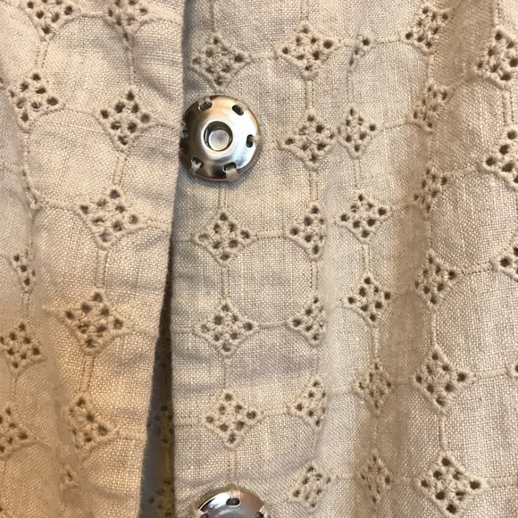 Josephine Chaus three-quarter length Linen jacket - Picture 2 of 6